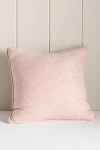 Anthropologie Rowen Linen Blend Pillow In Pink
