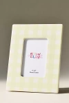 Anthropologie Ruby Clay Ceramic Gingham Frame