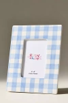 Anthropologie Ruby Clay Ceramic Gingham Frame