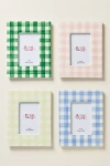 Anthropologie Ruby Clay Ceramic Gingham Frame