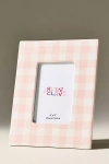 Anthropologie Ruby Clay Ceramic Gingham Frame