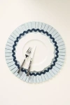 Anthropologie Ruby Ric Rac Pleated Round Placemat In Blue