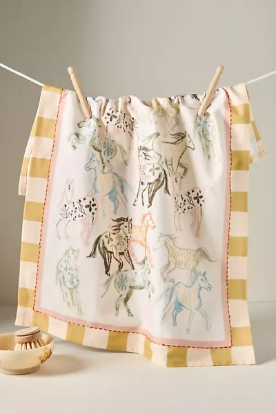 Anthropologie Run Wild Dish Towel In Multi