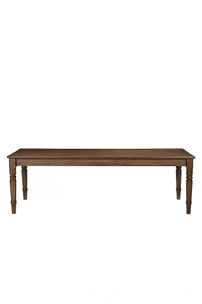 Anthropologie Russet 98" Acacia Wood Dining Table