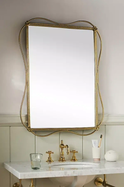 Anthropologie Sabine Bath Wall Mirror In Multi