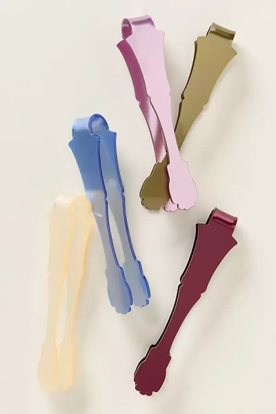 Anthropologie Sabre Honorine Acrylic Large Tong In Multi