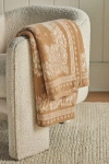 Anthropologie Saddle Wool Blend Throw Blanket