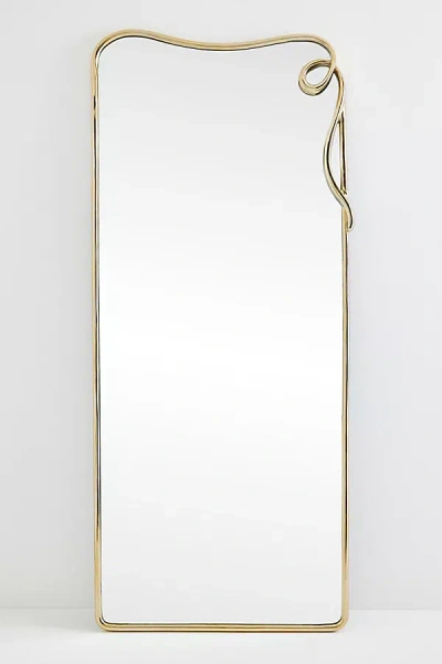 Anthropologie Sade Dressing Mirror In Gold