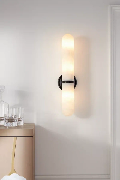 Anthropologie Large Salon Sconce In Black