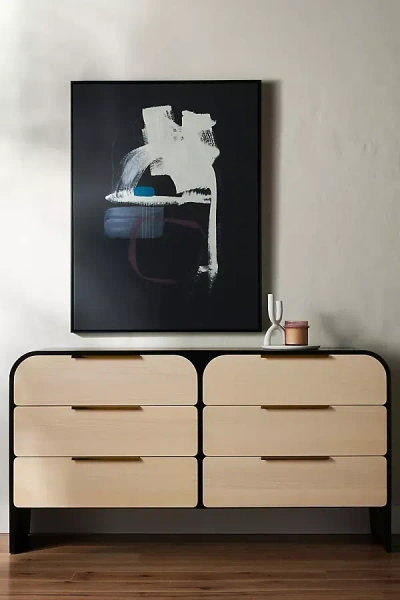 Anthropologie Sammi Six-drawer Dresser In Black