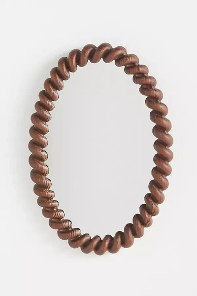 Anthropologie San Marco Braided Petite Gallery Wall Mirror In Brown