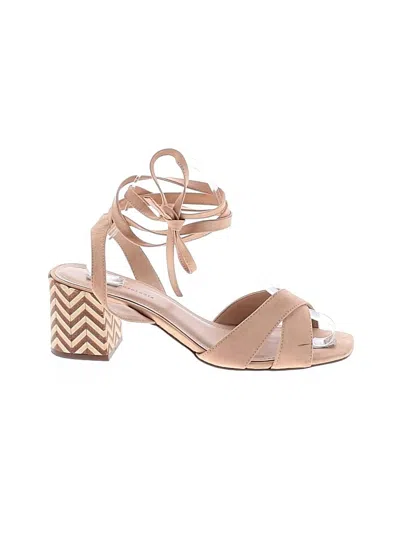 Pre-owned Anthropologie Sandals In Tan