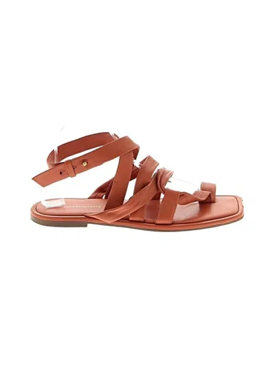 Pre-owned Anthropologie Sandals In Tan