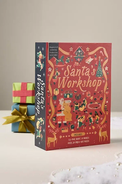 Anthropologie Santa's Workshop Pop-and-play Gift Set In Multi