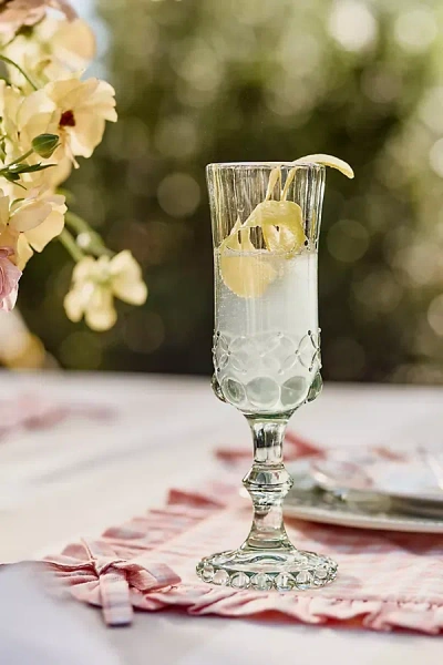 Anthropologie Savannah Flute Glasses, Set Of 4