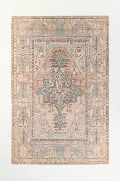 Anthropologie Savine Washable Persian-inspired Rug In Neutral