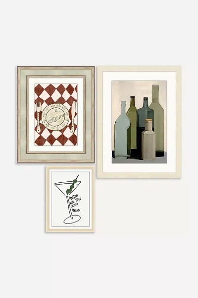Anthropologie Savor Gallery Wall Art, Set Of 3 In Multi