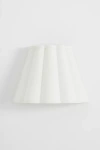 Anthropologie Scalloped Wall Sconce In White