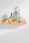 Anthropologie Scalloped Wall Shelf In Animal Print