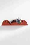 Anthropologie Scalloped Wall Shelf In Black