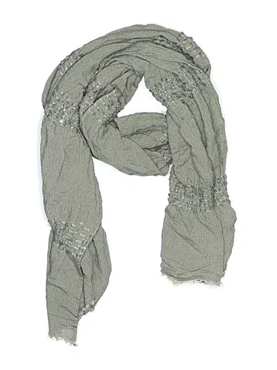 Pre-owned Anthropologie Scarf In Gray