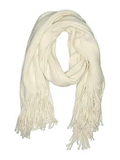 Pre-owned Anthropologie Scarf In Ivory