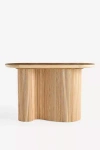 Anthropologie Scout Burl Wood Fluted Console Table In Brown