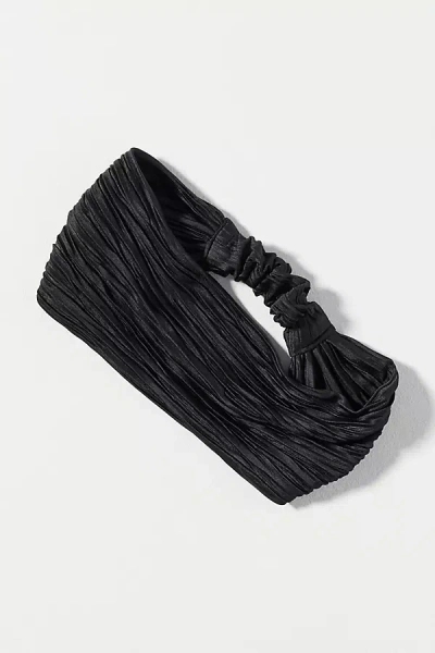 Anthropologie Scrunchie Hair Band In Black