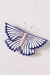 Anthropologie Sculpted Luna Moth Ceramic Wall Art Charm