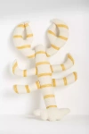Anthropologie Sea Icon Crochet Shaped Pillow In White