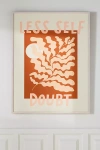 Anthropologie Self Doubt Ratioiso Wall Art In Orange
