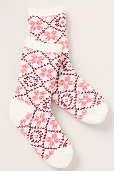 Anthropologie Sherpa Cozy Socks In Multi