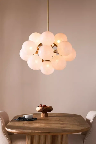 Anthropologie Shine Chandelier In Yellow