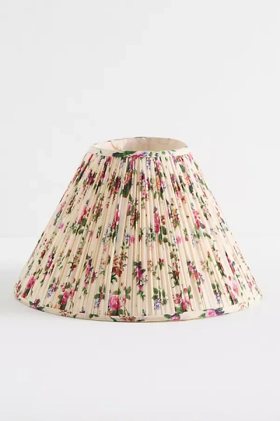 Anthropologie Shirred Empire Printed Shade In Neutral