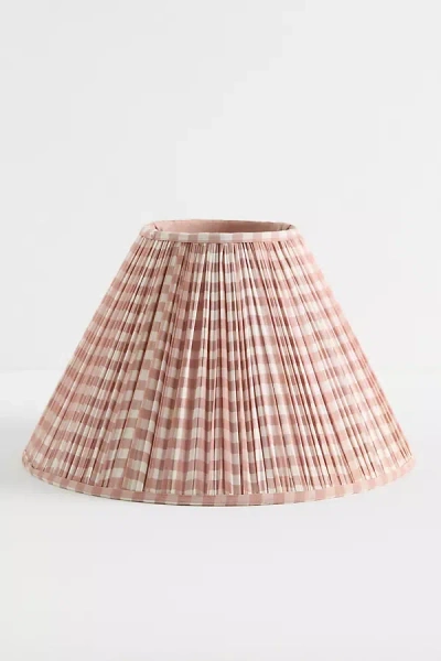 Anthropologie Shirred Empire Printed Shade In Pink
