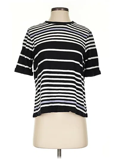 Pre-owned Anthropologie Short Sleeve T-shirt In Black