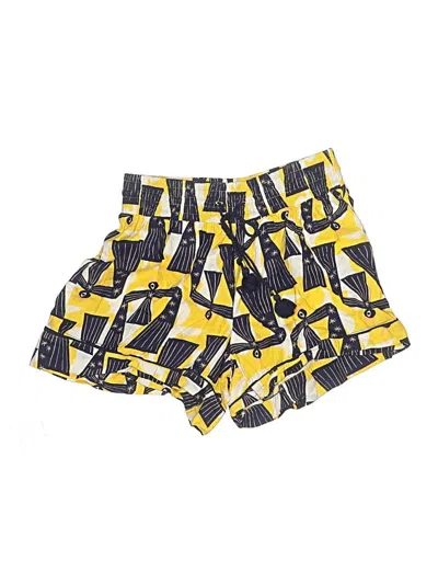 Pre-owned Anthropologie Shorts In Yellow