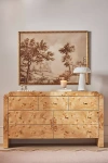 Anthropologie Shura Burl Seven-drawer Dresser In Brown
