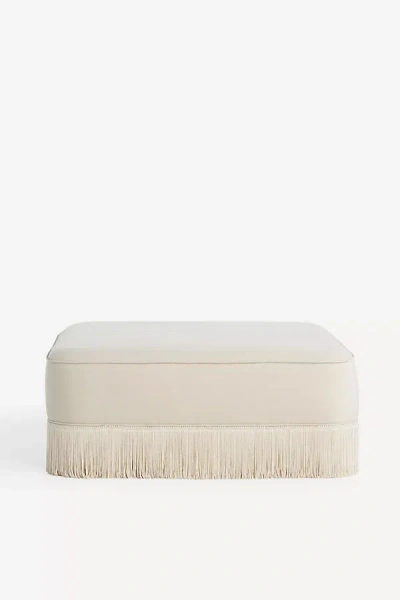 Anthropologie Sinclair Fringe Ottoman