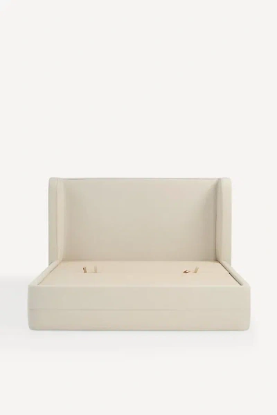 Anthropologie Sinclair Performance Linen Bed In Beige