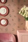 Anthropologie Sisters Floral Scene Toile Wallpaper