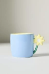Anthropologie Skylar Stoneware Espresso Mug In Blue