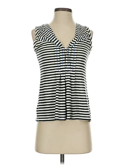 Pre-owned Anthropologie Sleeveless Blouse In Black