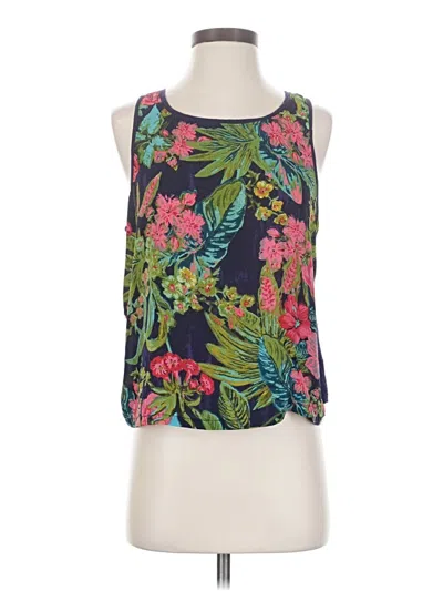Pre-owned Anthropologie Sleeveless Blouse In Black