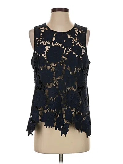 Pre-owned Anthropologie Sleeveless Blouse In Black