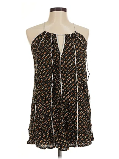 Pre-owned Anthropologie Sleeveless Blouse In Black