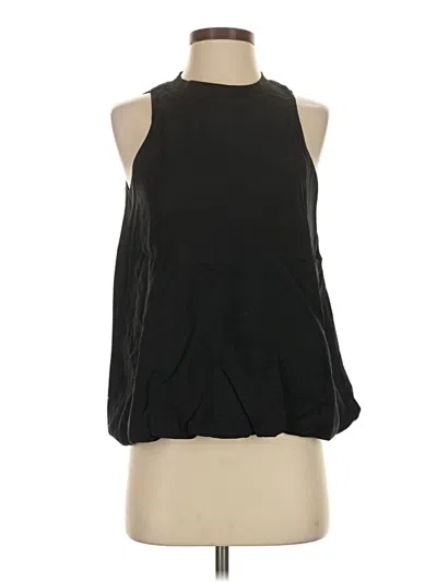 Pre-owned Anthropologie Sleeveless Blouse In Black