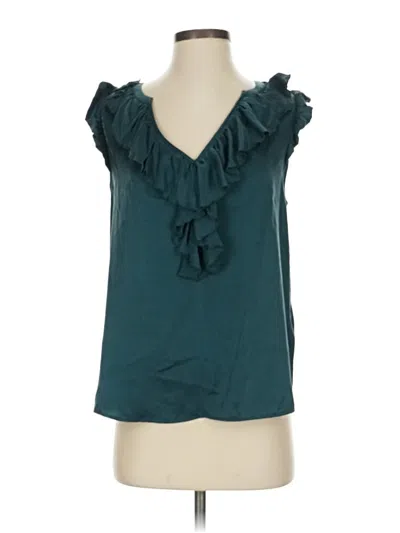 Pre-owned Anthropologie Sleeveless Blouse In Blue
