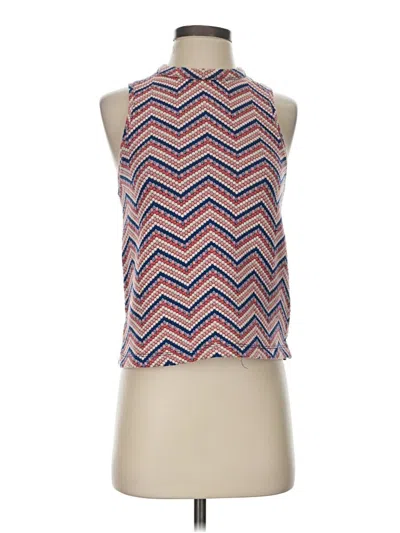 Pre-owned Anthropologie Sleeveless Blouse In Blue