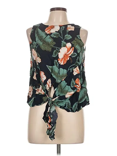 Pre-owned Anthropologie Sleeveless Blouse In Green
